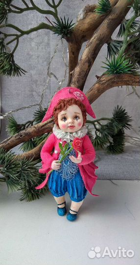 Елочные игрушки из ваты. Бамбина