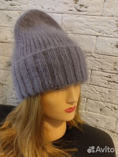 Шапка женская пух норки