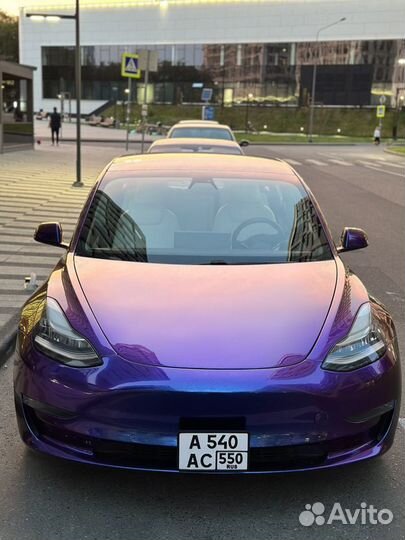 Крепление номеров Tesla 3 без отверстий EZPlate