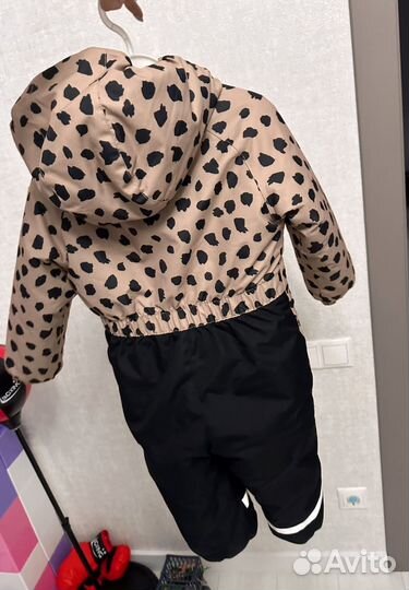 Зимний комбинезон для девочки 98