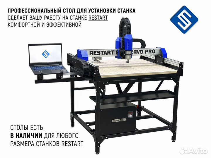 Фрезерный станок с чпу reStart 800 servo PRO