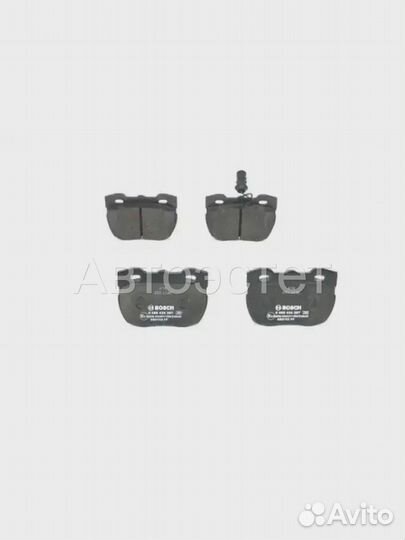 Тормозные колодки дисковые 0 986 424 287