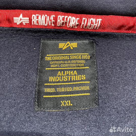 Зип-худи Alpha Industries оригинал (M, XXL)