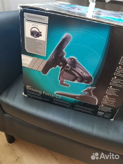 Игровой руль logitech driving force gt