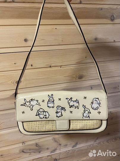 Винтажная сумка багет Кастом