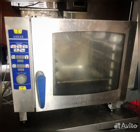 Пароконвектомат электрический апк-6-2/3-2 рубикон