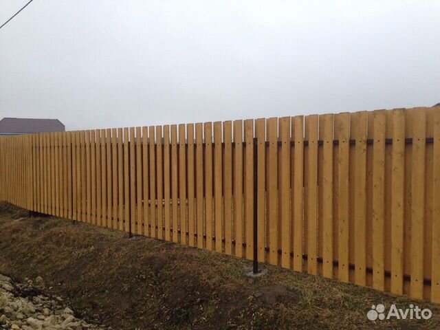 Забор из деревянного штакетника купить в Новосибирске | Товары для дома ...