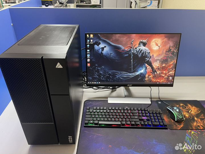 Очень мощный игровой i7 rtx3070ti 2xssd ЖК27