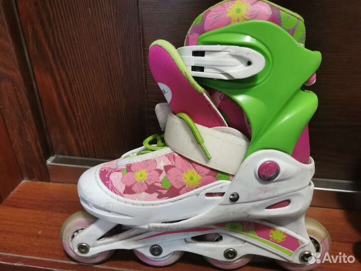 Роликовые коньки детские раздвижные
