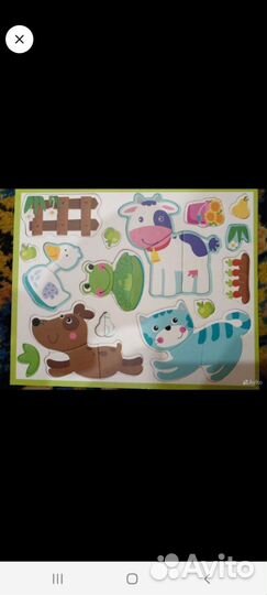 Магнитные пазлы ферма Happy farm magnets