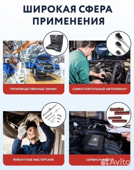 Набор инструмента Forsage 216 Новый