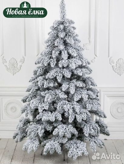 Елка искусственная заснеженная 210