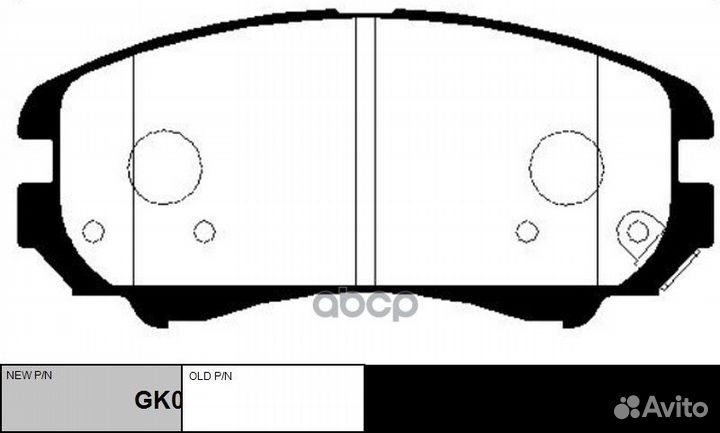 Колодки тормозные ckkk1 CTR