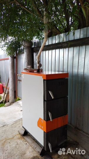 Твердотопливный котел длительного горения бу