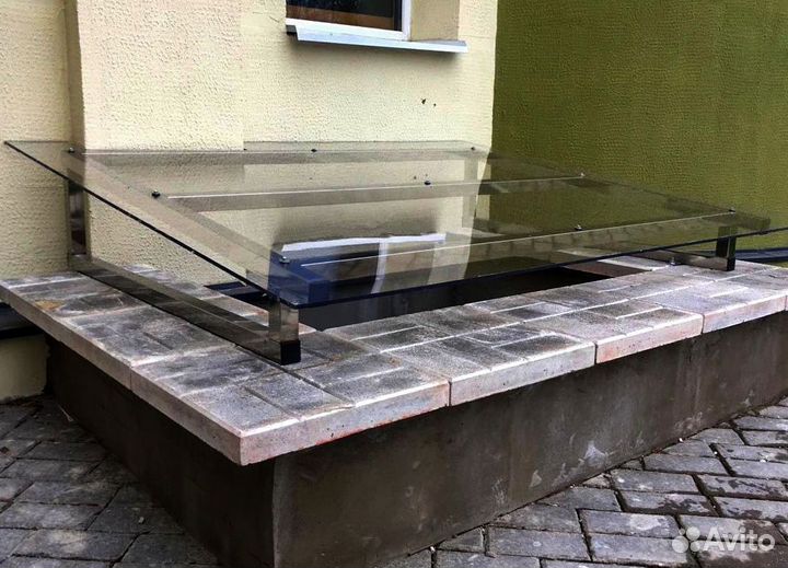 Козырьки из стекла