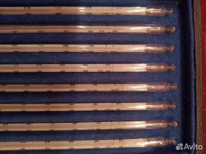 Набор старинных термометров.Германия