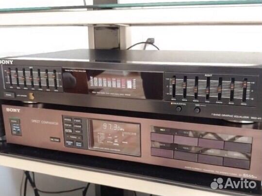 Sony SEQ-411 Graphic Equalizer Spectrum A Display