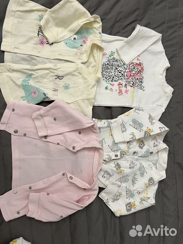 Вещи на девочку от 0 до 7мес