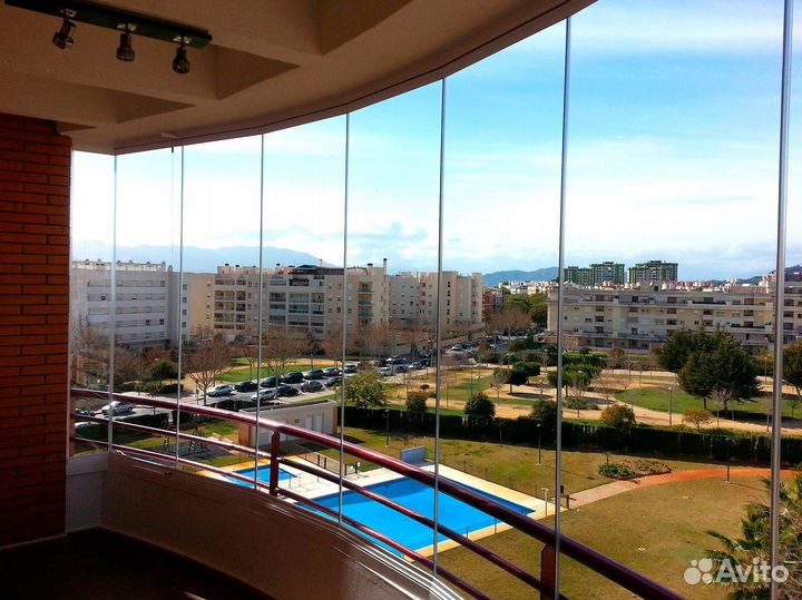 Безрамное остекление лоджий