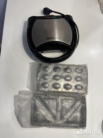 Вафельница 3 в 1 мультипекарь scarlett