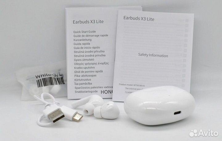 Беспроводные наушники honor earbuds x3 lite