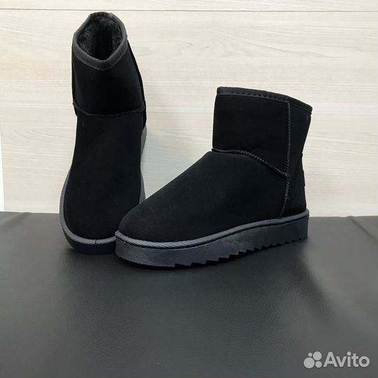 Угги зимние черные