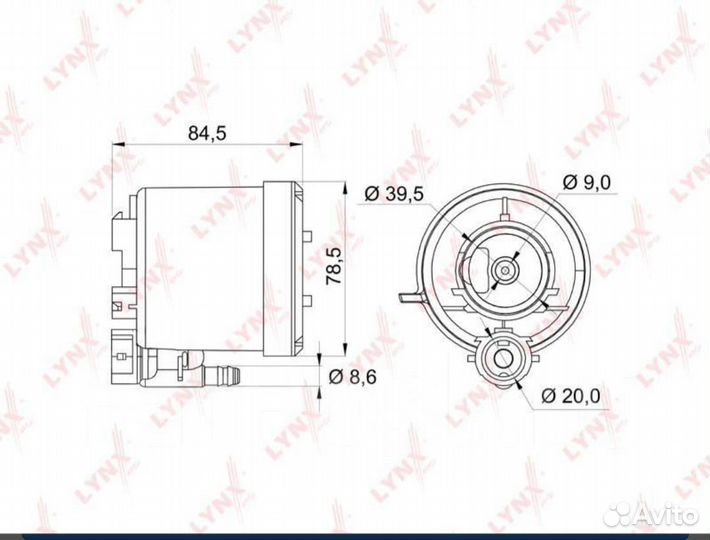 Фильтр топливный Toyota Corolla