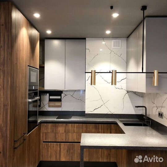 Кухонный гарнитур в стиле минимализм