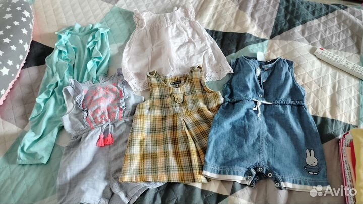 Вещи пакетом для девочки 68-74