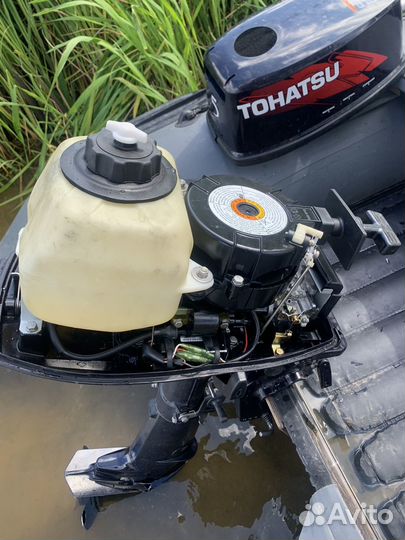 Надувная лодка пвх бу с мотором