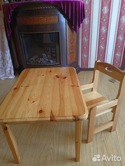 Детский стол и стул