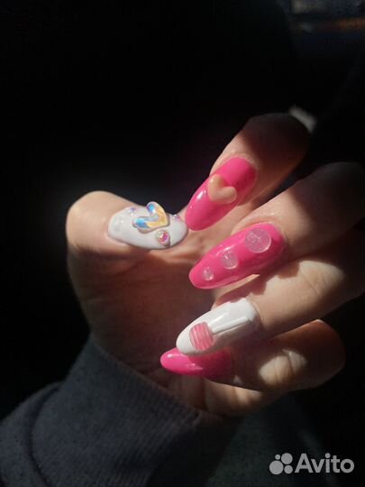 Маникюр, наращивание, снятие