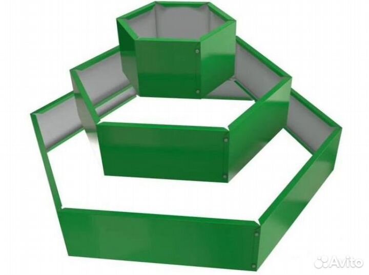 Грядки оцинкованные полимерные