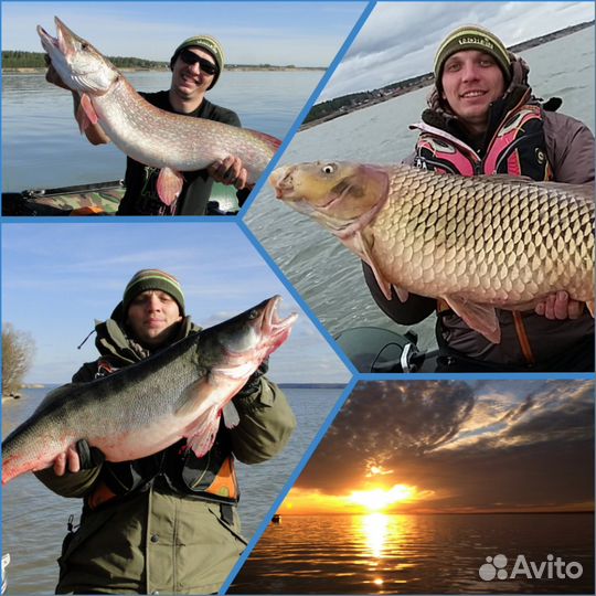 Рыбалка по Оби и водохранилищу с гидом Рыботур