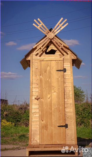 Уличный туалет с установкой