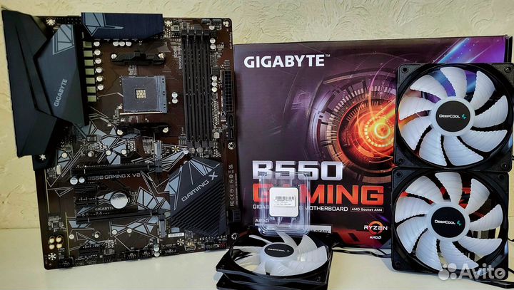 Комплект Ryzen 5 5600/Gigabyte B550 V2/RAM 32 Gb