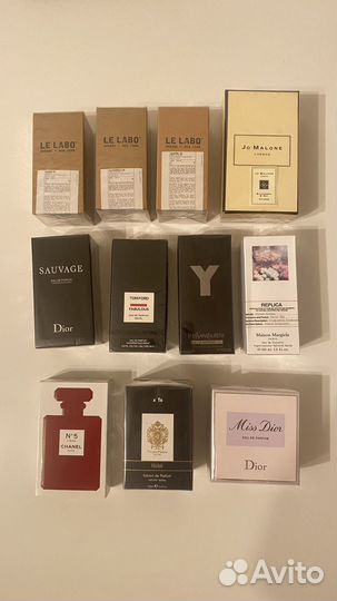 Духи Dior, Kirke, Chanel, Tom Ford