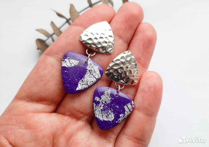 Серьги ручной работы