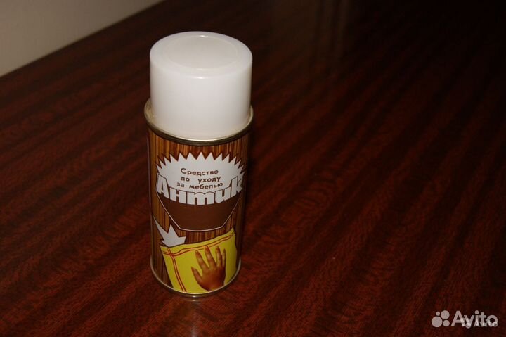 Баллон для чистки мебели, 1983 года выпуска