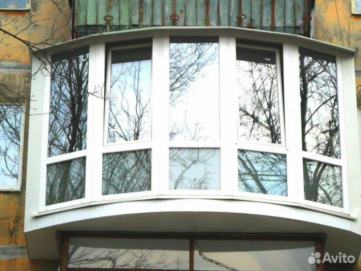 Балкон эркерный пвх с тонировкой