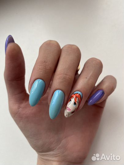 Маникюр аппаратный + гель-лак Щербинки