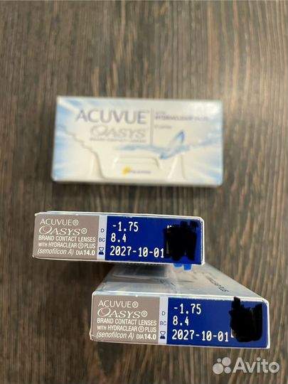 Линзы acuvue oasys