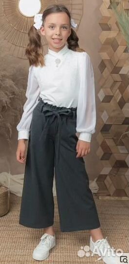 Кюлоты-брюки школьные