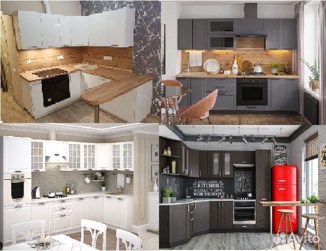 Кухня для 5 квадратных метров (цена за комплект)