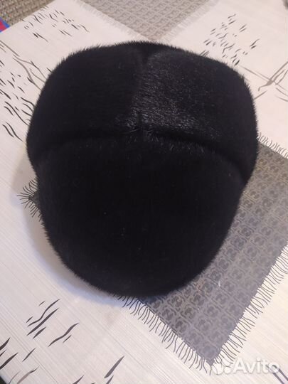 Меховая мужская кепка из норки