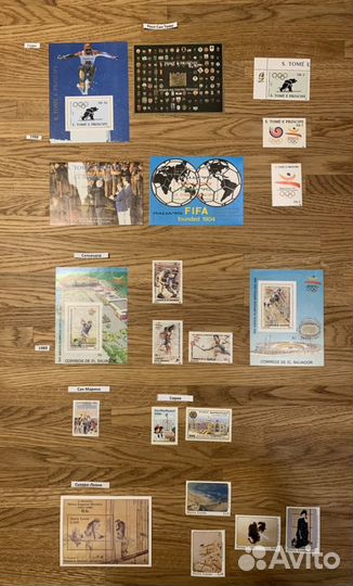 Марки разных стран 80 - е годы