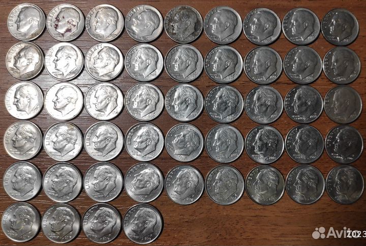 США 10 центов (dime)