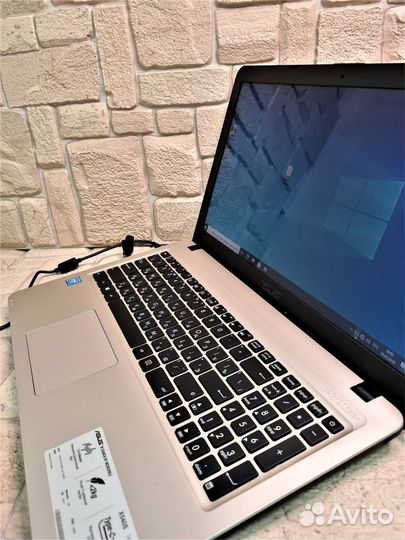 Тонкий asus X540 2ядра, SSD 128Гб