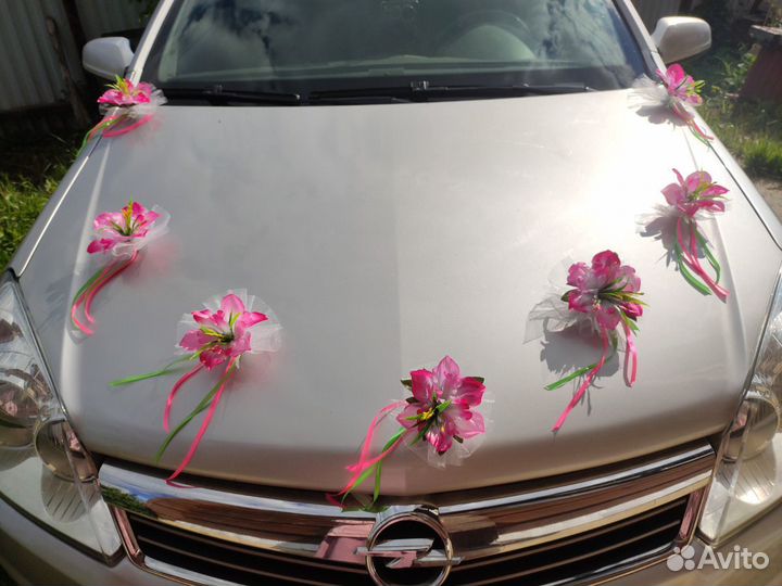 Цветы на свадебную машину новые