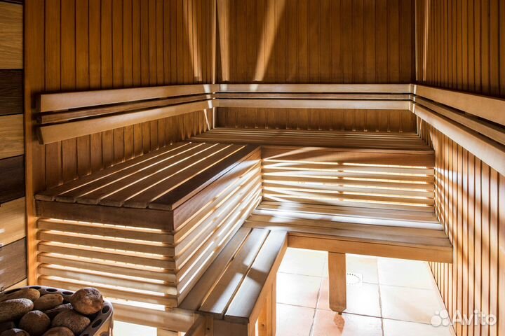 Сауна с бассейном